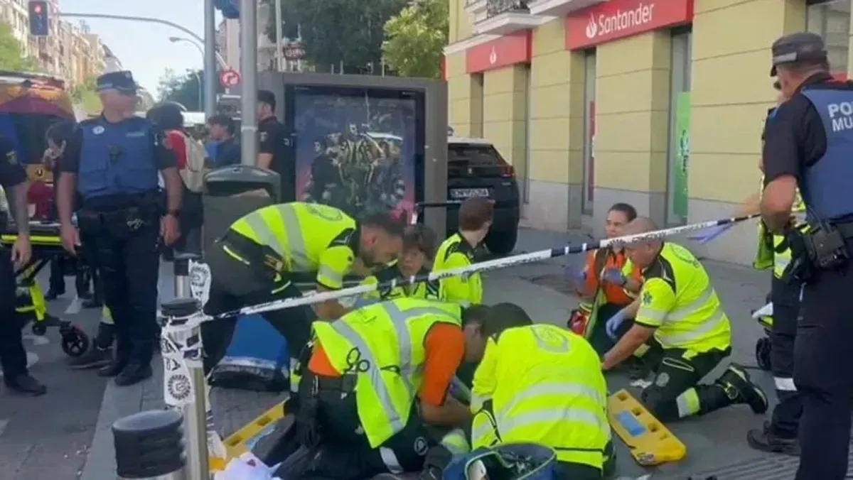 Grave accidente en Madrid: dos ancianas atropelladas por una moto