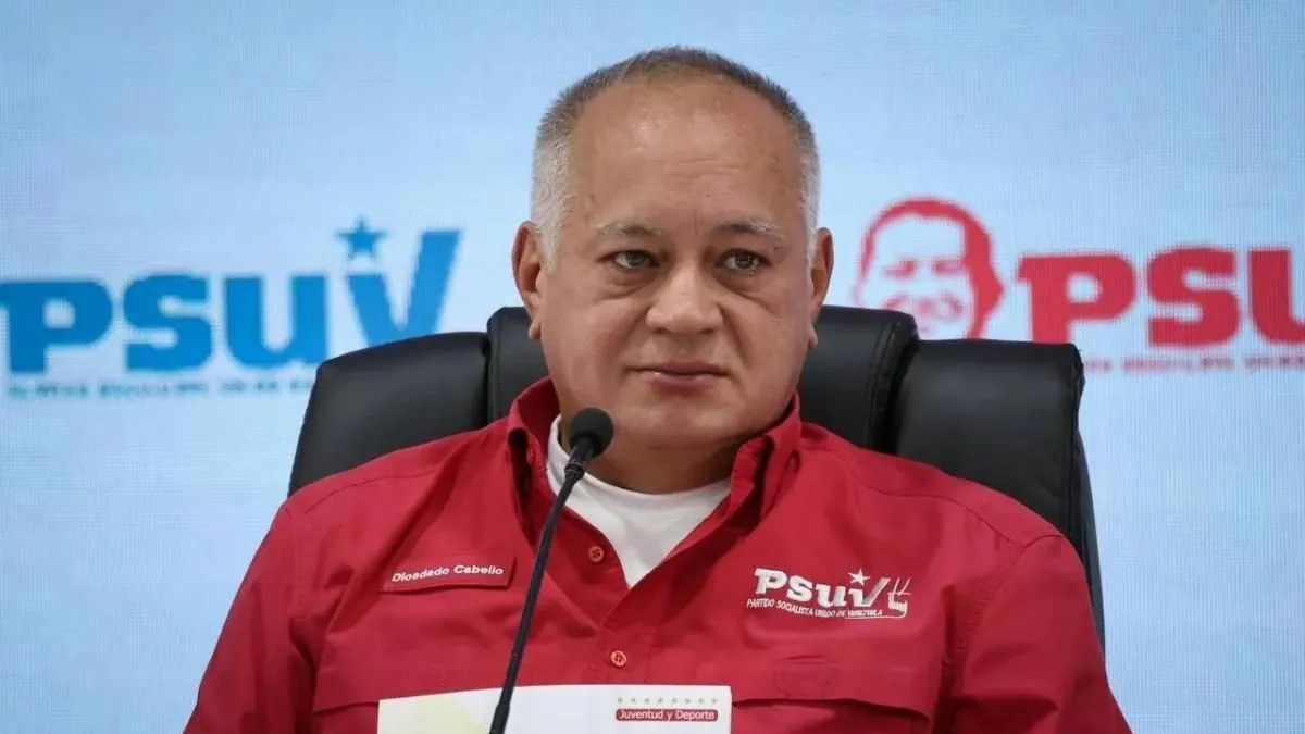 Cabello arremete contra la "injerencia española" en Venezuela