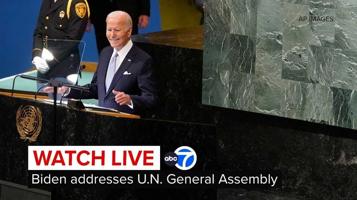 Biden insta a la ONU a mantener el apoyo a Ucrania hasta lograr la paz