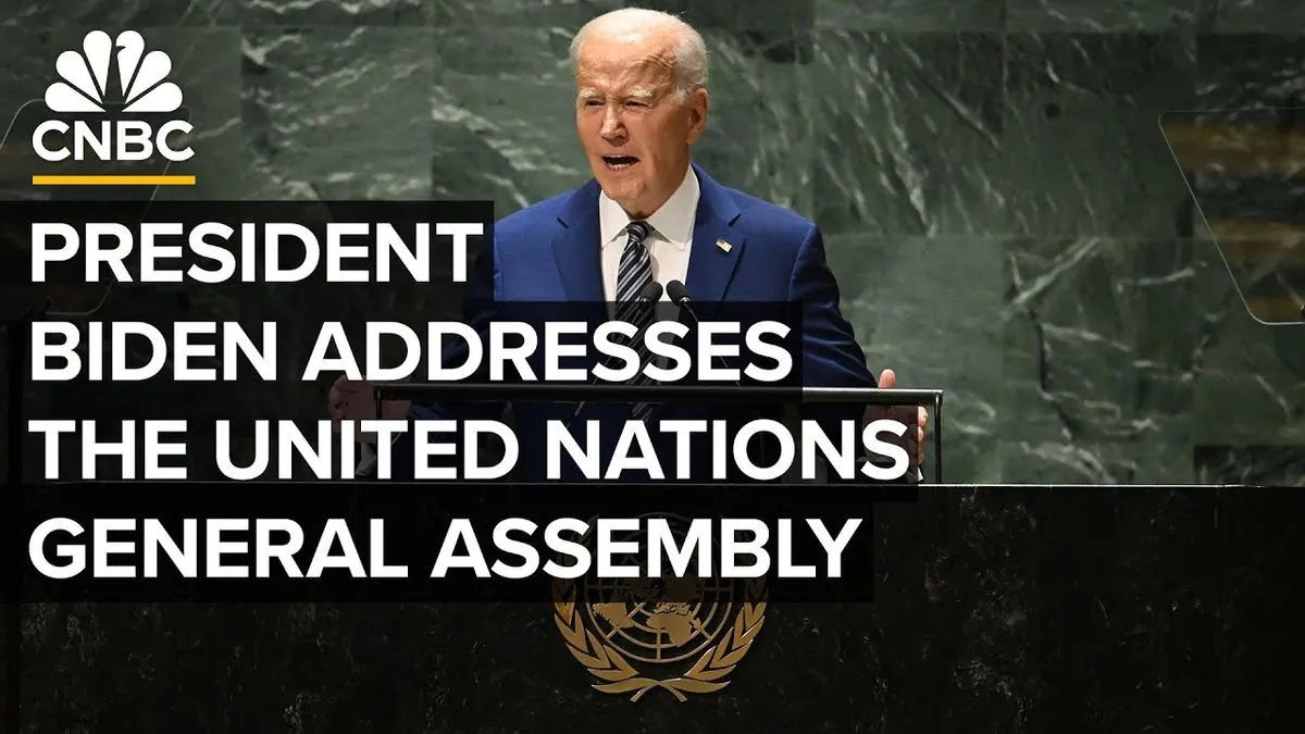 Biden se despide de la ONU abogando por la diplomacia en Oriente Próximo