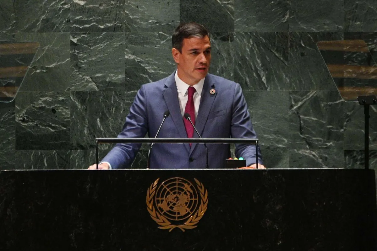 Sánchez advierte en la ONU sobre amenazas a la democracia global