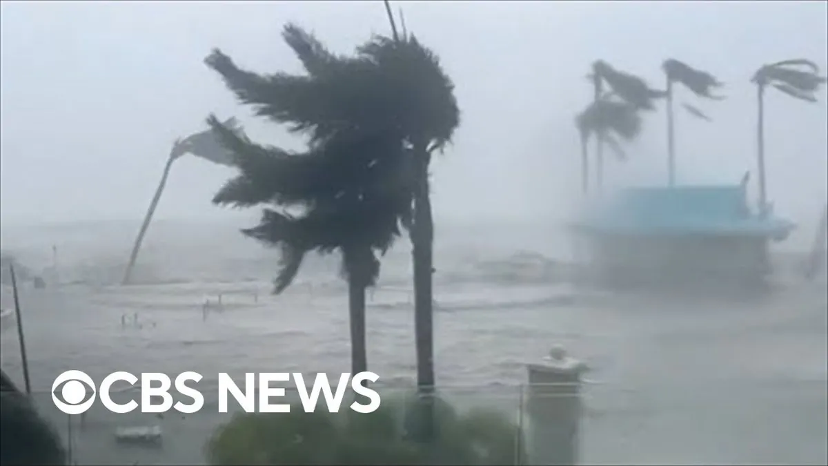 Huracán Helene azota Florida con vientos de 225 km/h