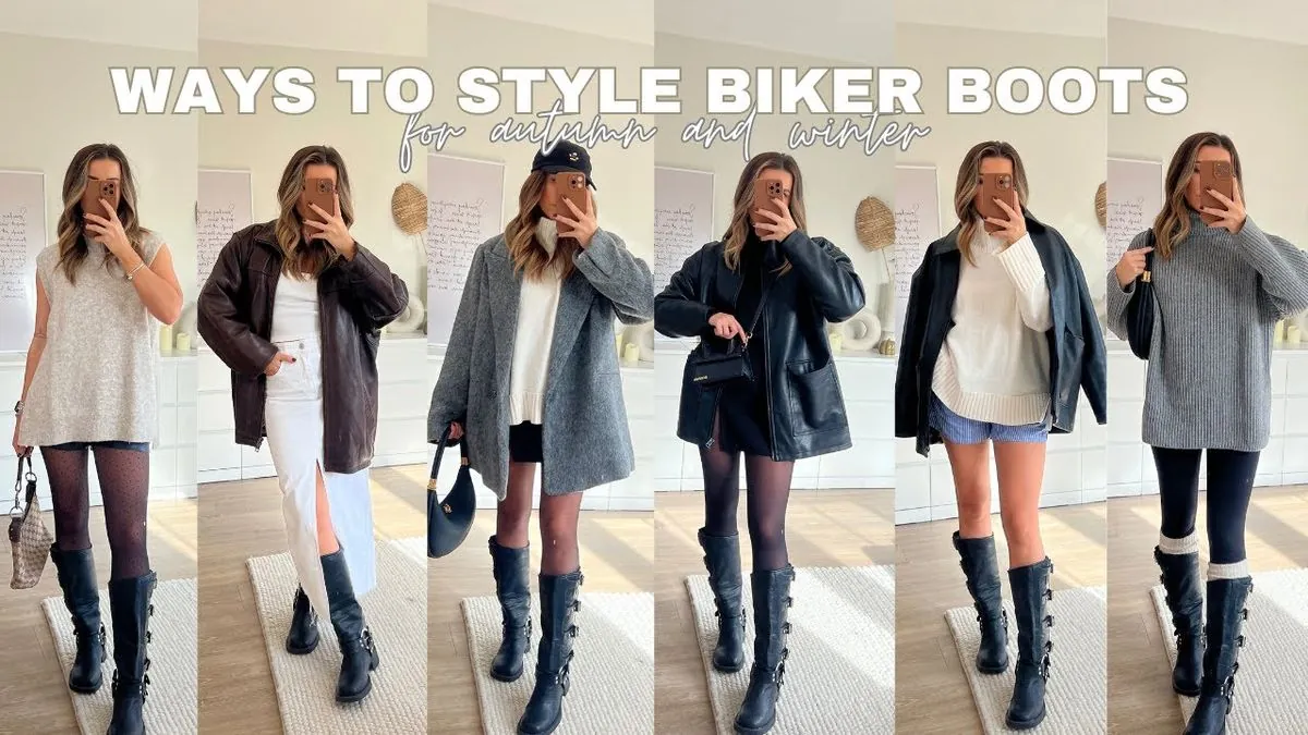 Botas Biker: La Tendencia Imprescindible para el Otoño 2024