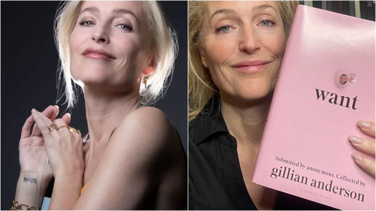 Gillian Anderson revela fantasías femeninas en su nuevo libro "Want"