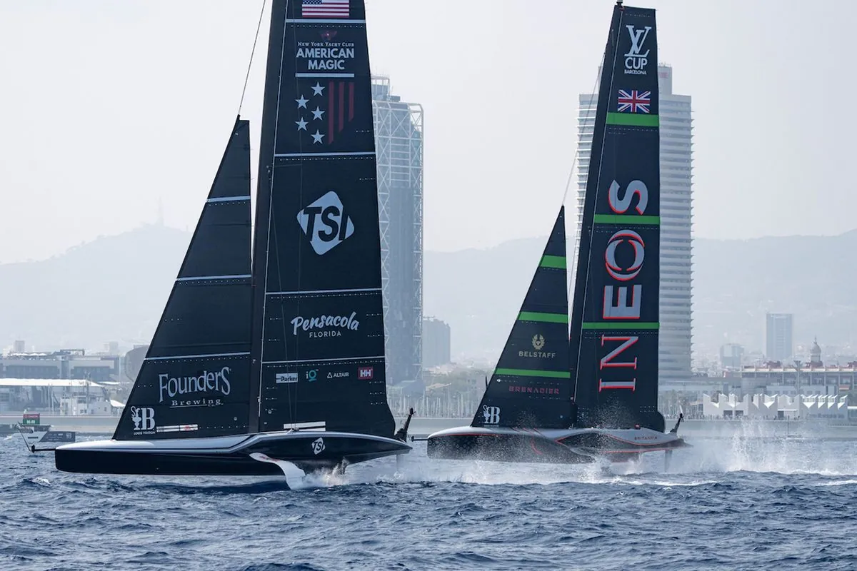 Copa Louis Vuitton: Luna Rossa e INEOS Britannia en empate decisivo