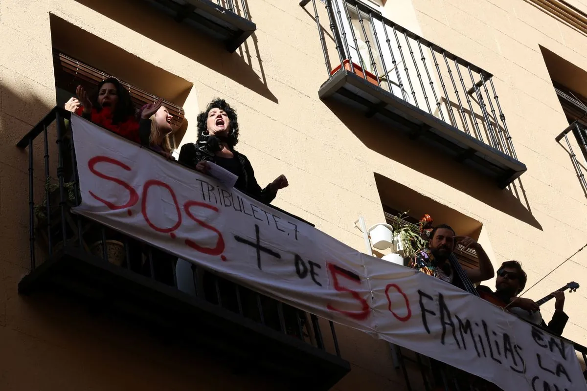 Propietarios madrileños protestan contra restricciones en alquileres turísticos