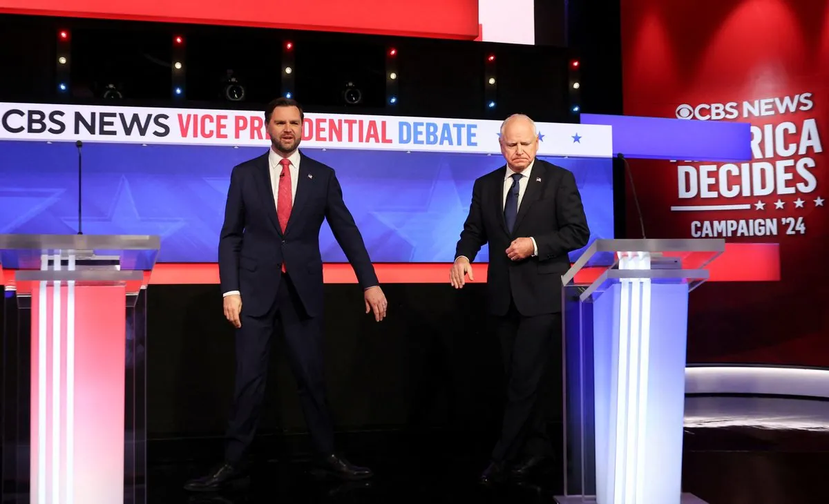 Vance supera a Walz en debate vicepresidencial sin grandes sorpresas