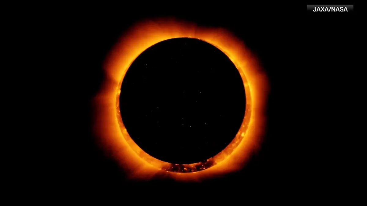 Eclipse solar anular: el "anillo de fuego" iluminará el Pacífico