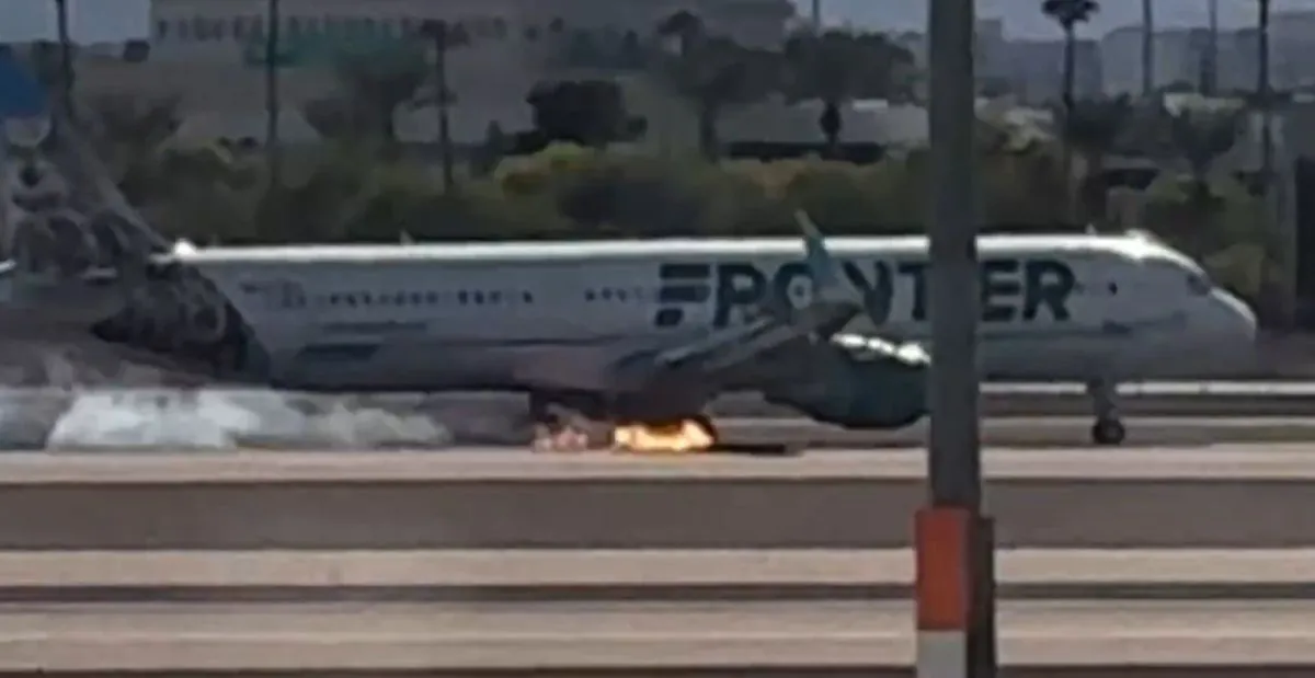 Aterrizaje de emergencia en Las Vegas: Avión evacúa 197 personas