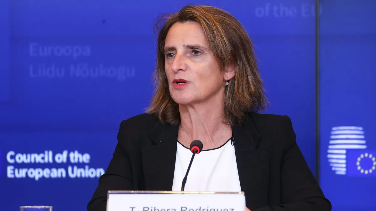 Teresa Ribera niega conflictos de interés ante comisión de la Eurocámara