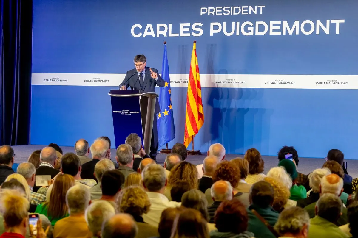 Ex-líder catalán Puigdemont regresa al poder en Junts con nueva estrategia