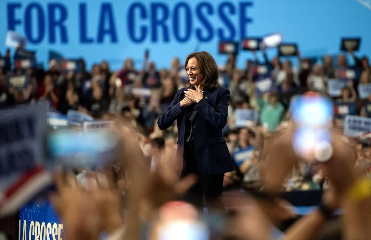 Kamala Harris no repite el error de Clinton en estados decisivos de EEUU