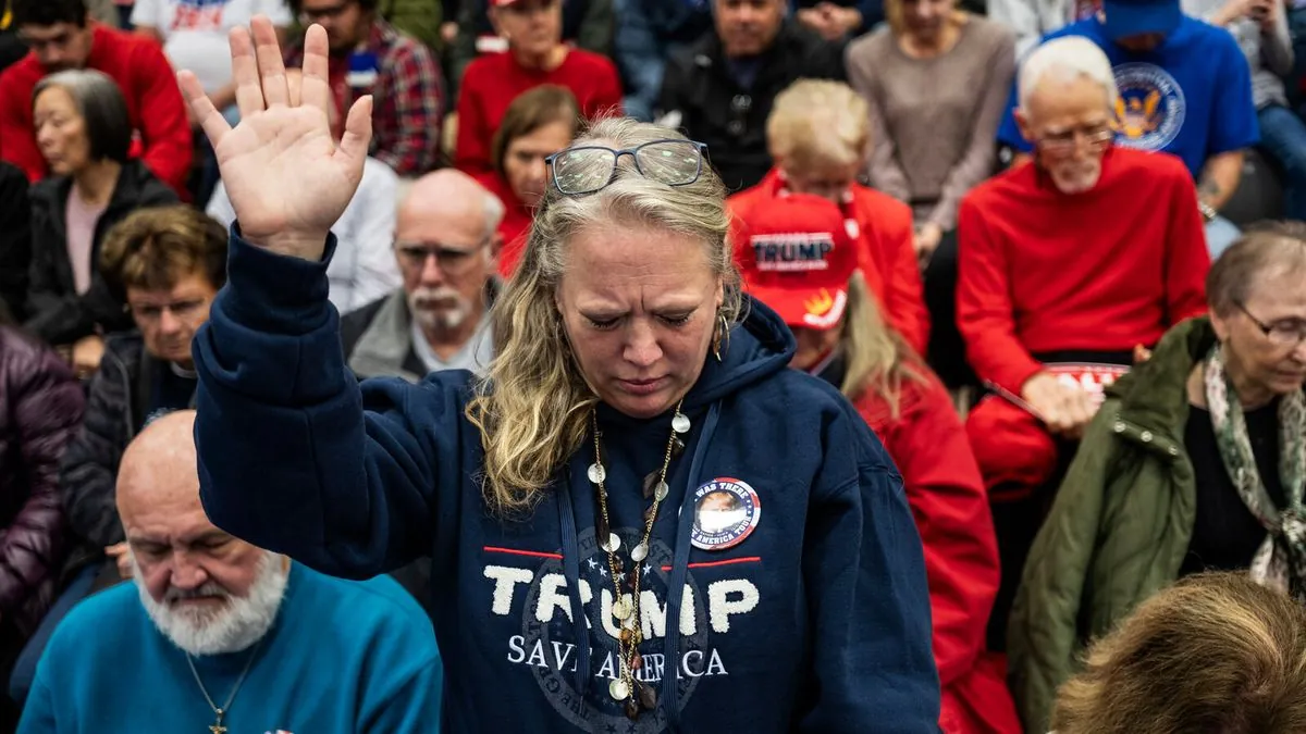 Devotos cristianos ven señales divinas en la campaña electoral de Trump