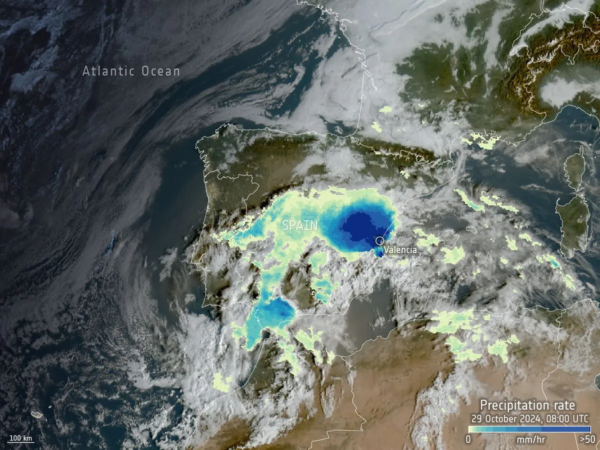 Ocho regiones españolas en alerta por el temporal que golpea la península