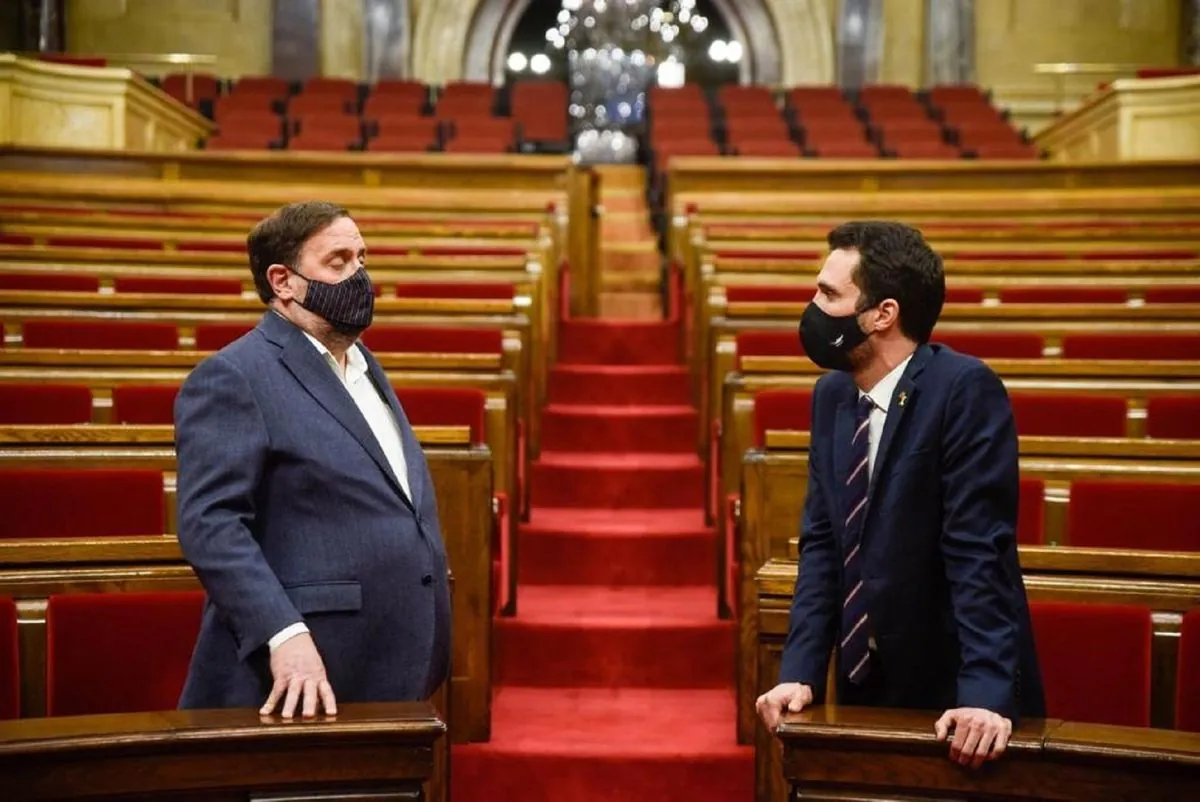 Junqueras lidera la carrera por el control de ERC con apoyo masivo