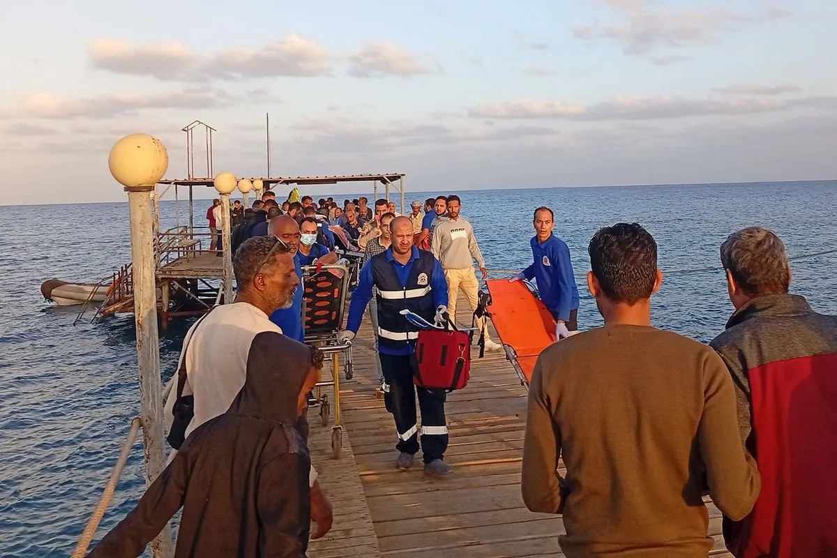 Barco turístico desaparece en el mar Rojo con pasajeros de 14 países