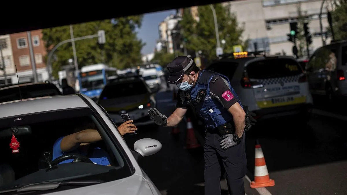 Conductor y su rescatista terminan detenidos en control policial en Navarra