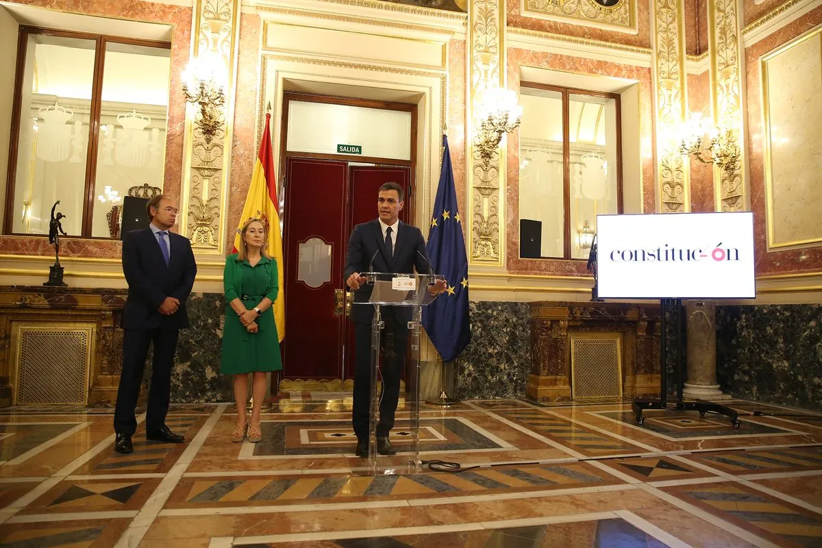 Tensión política marca el 46 aniversario de la Constitución española